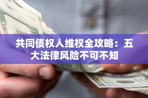 武汉共同债权人维权全攻略：五大法律风险不可不知