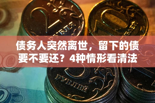武汉债务人突然离世，留下的债要不要还？4种情形看清法律判决