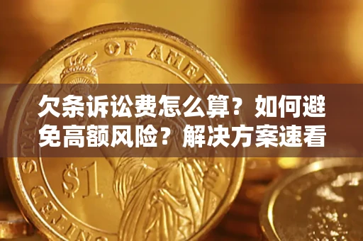 武汉欠条诉讼费怎么算？如何避免高额风险？解决方案速看！