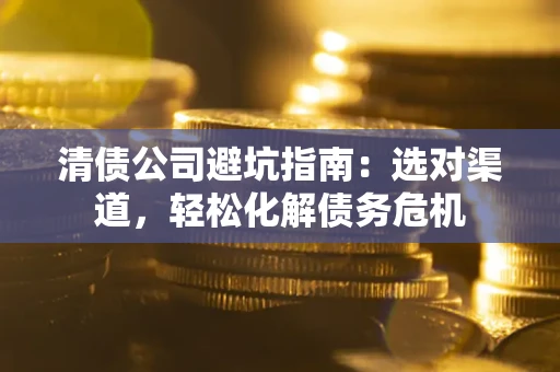 武汉清债公司避坑指南：选对渠道，轻松化解债务危机