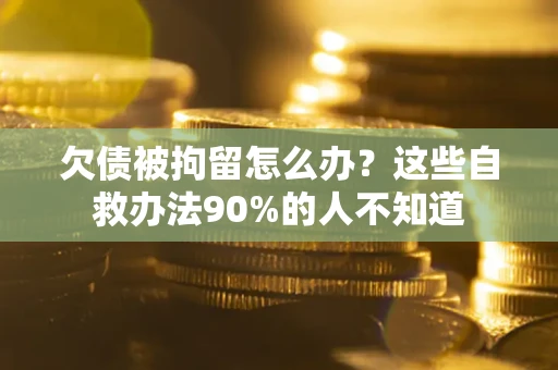 武汉欠债被拘留怎么办？这些自救办法90%的人不知道
