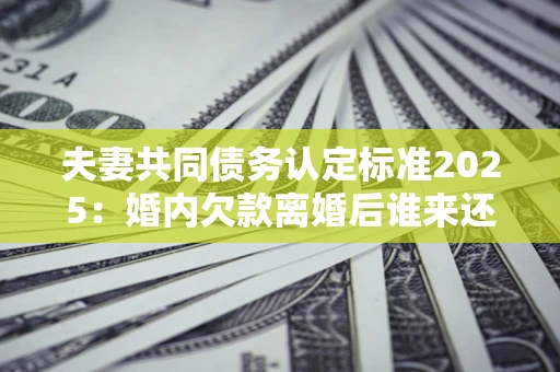 武汉夫妻共同债务认定标准2025：婚内欠款离婚后谁来还？