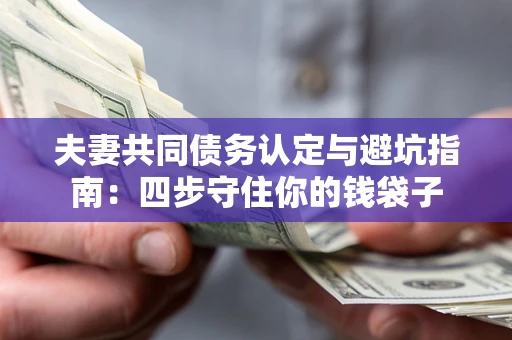 武汉夫妻共同债务认定与避坑指南：四步守住你的钱袋子