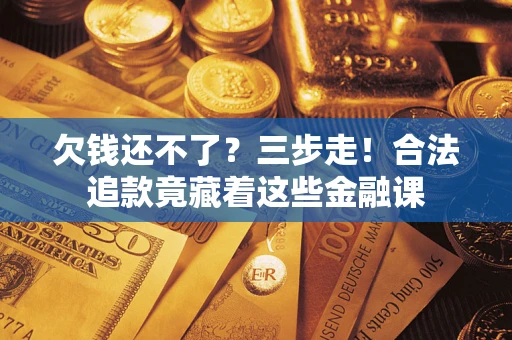 武汉欠钱还不了？三步走！合法追款竟藏着这些金融课