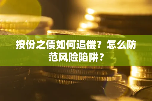 武汉按份之债如何追偿？怎么防范风险陷阱？