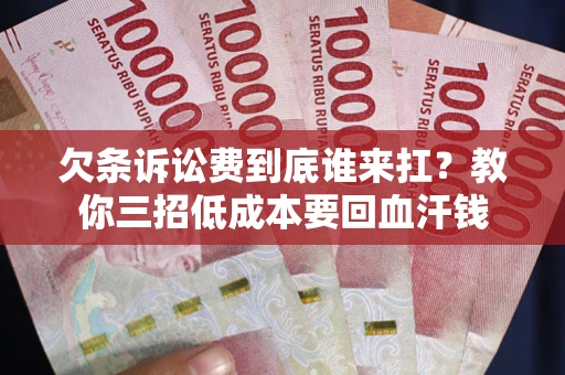 武汉欠条诉讼费到底谁来扛？教你三招低成本要回血汗钱